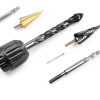 LifCratms 0.8-10mm Keyless Drill Chuck 3/8-24UNF Impact Converter-4