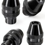 4-Pack 4486 Keyless Drill Chuck for Dremel Rotary Tools – 3-Jaw-0