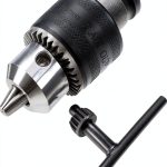 Yakamoz 1.5-10mm 1/16" - 3/8" Capacity Key Drill Chuck for Air Impact Wrench Converter Conversion Tool | 1/2 Inch Socket Square Female Adapter-0