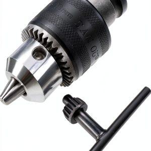 Yakamoz 1.5-10mm 1/16" - 3/8" Capacity Key Drill Chuck for Air Impact Wrench Converter Conversion Tool | 1/2 Inch Socket Square Female Adapter-0