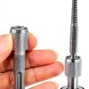 Mesee 5 Pieces SDS-Plus Shank Drill Chuck Adapters SDS PLUS to 1/4" Hex Socket Adapter Converter 1/4 Inch Hex Shank Screwdriver Drill Bit Holder for Electric Hammer Impact Drills-3