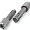Mesee 5 Pieces SDS-Plus Shank Drill Chuck Adapters SDS PLUS to 1/4" Hex Socket Adapter Converter 1/4 Inch Hex Shank Screwdriver Drill Bit Holder for Electric Hammer Impact Drills-2