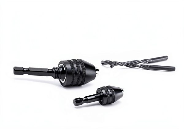 RZJZGZ 3 Pcs Keyless Drill Chuck Bit 1/4 Inch Hex Shank Keyless Drill Chuck Conversion Tool,0.3-6.5 mm&0.3-3.6 mm&0.8-8mm Quick Screwdriver Drill Adapter for Micro Drill Bit-8