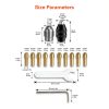 Drill Chuck Collet Set FilwW 16PCS 0.8-3.2mm Quick‑Change Adapter-6