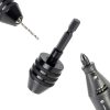 RZJZGZ 3 Pcs Keyless Drill Chuck Bit 1/4 Inch Hex Shank Keyless Drill Chuck Conversion Tool,0.3-6.5 mm&0.3-3.6 mm&0.8-8mm Quick Screwdriver Drill Adapter for Micro Drill Bit-5