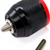Chuck 766015-4 N454251 Replace for Milwaukee 2407/2608/2504/2606/2701/2607/2702/3404/2503/M18BDD Drill Chuck 1/2-20UNF Mount 1.5-13mm Clamping Capacity-1