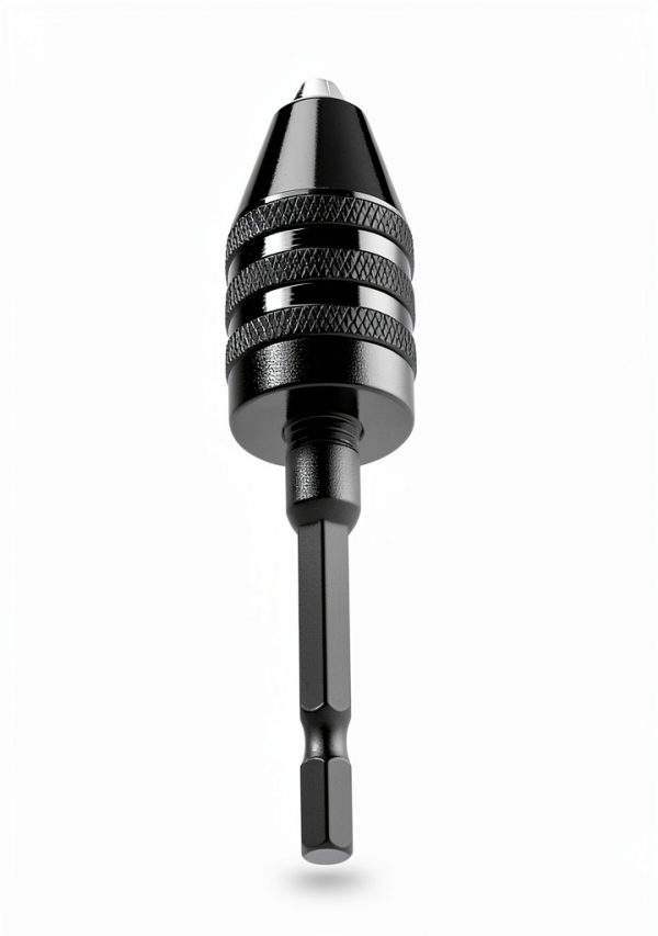 RZJZGZ 3 Pcs Keyless Drill Chuck Bit 1/4 Inch Hex Shank Keyless Drill Chuck Conversion Tool,0.3-6.5 mm&0.3-3.6 mm&0.8-8mm Quick Screwdriver Drill Adapter for Micro Drill Bit-1