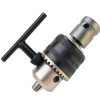 Yakamoz 1.5-10mm 1/16" - 3/8" Capacity Key Drill Chuck for Air Impact Wrench Converter Conversion Tool | 1/2 Inch Socket Square Female Adapter-4