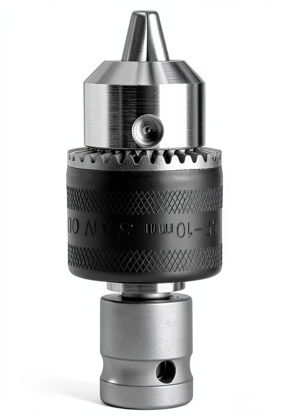 Yakamoz 1.5-10mm 1/16" - 3/8" Capacity Key Drill Chuck for Air Impact Wrench Converter Conversion Tool | 1/2 Inch Socket Square Female Adapter-2