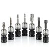 2 PCS impact wrench adapter quick-release Design Upgraded to Heavy-Duty Thickness 1/2 Square Drive to 1/4 Hex Female Socket, Impact Drill Adapter, CrMo Steel-2